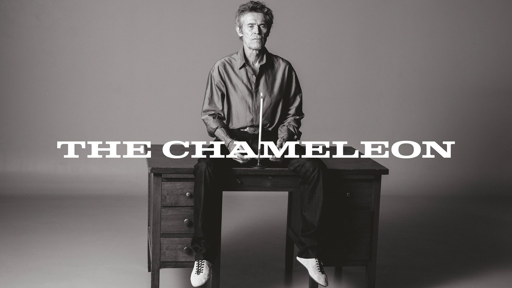 Willem Dafoe wards off the evil eye in our 16mm short ‘The Chameleon’